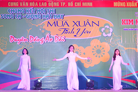 Hình ảnh chung kết Hội thi “Duyên dáng áo dài Thành phố Hồ Chí Minh năm 2018”