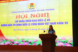 Hội nghị trực tuyến triển khai và hướng dẫn thi hành Điều lệ Công đoàn Việt Nam Khóa XII
